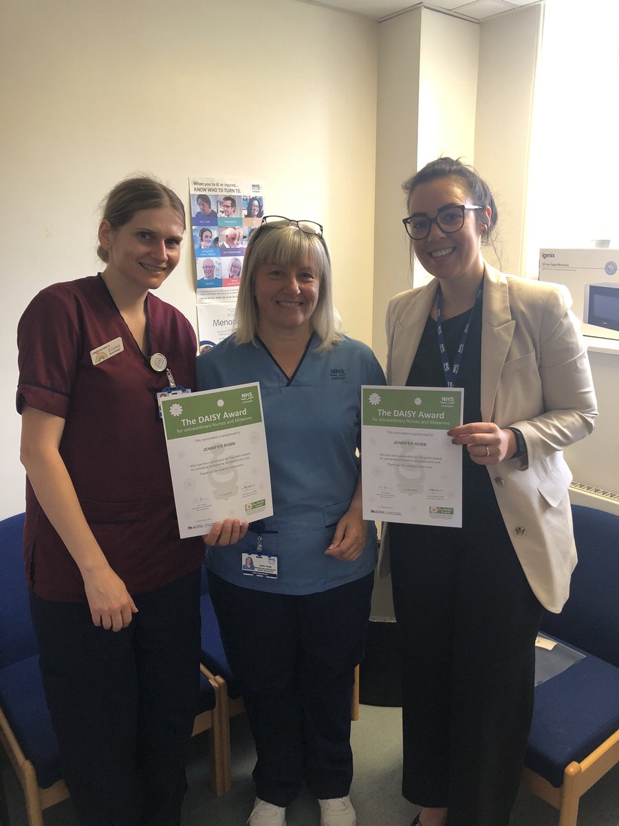 Huge congratulations to our wonderful Senior IBD nurse specialist on not 1 but 2 Daisy nominations!! So well deserved, we are incredibly lucky to have you Jenny 🤩<a href="/NHSGrampian/">NHS Grampian</a> <a href="/fimitchelhill/">Fiona</a>