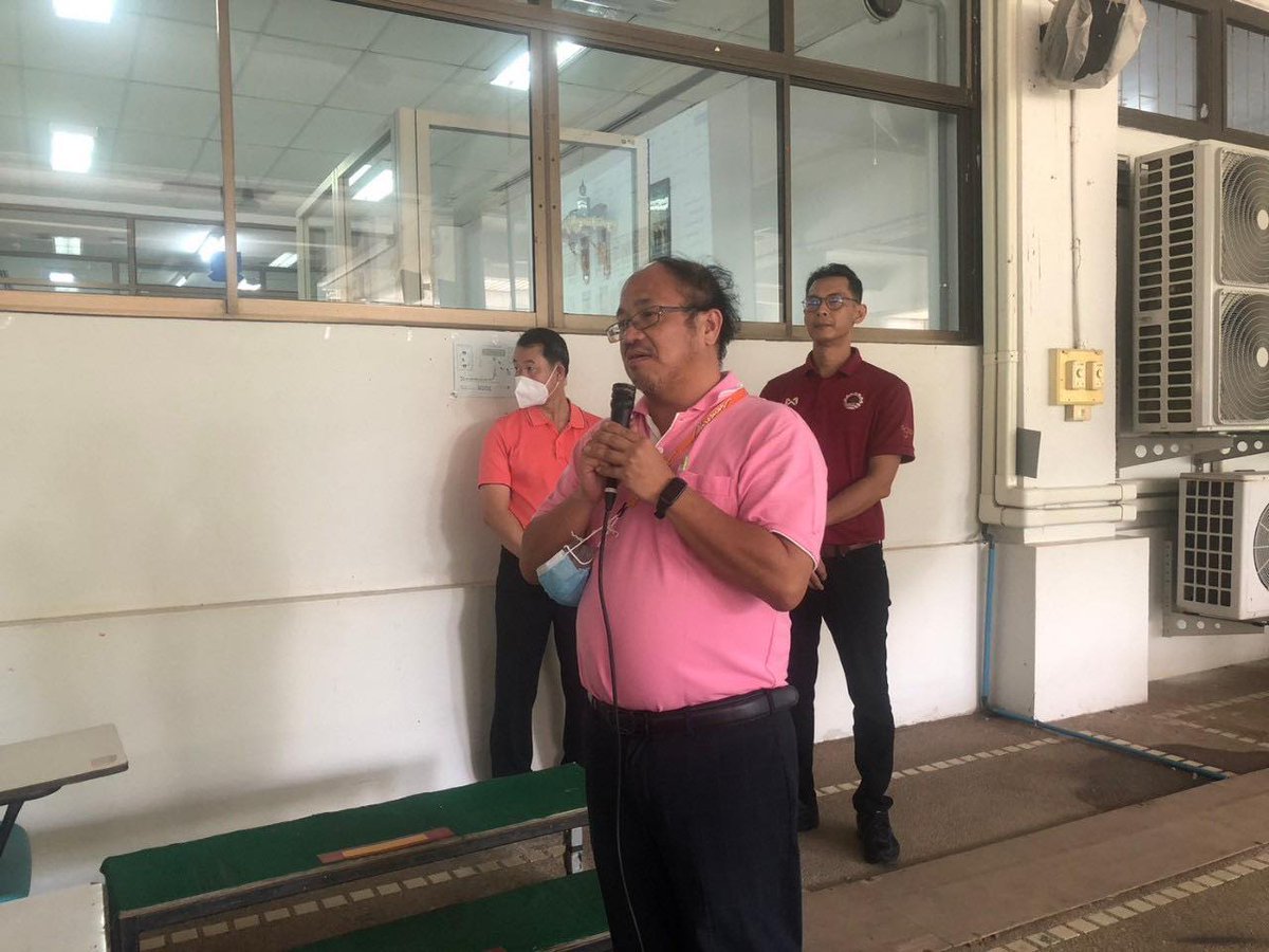 The workshop on fire prevention and fire evacuation drills was developed together between Naresuan University (NU) and the Department of Disaster Prevention and Mitigation (DDPM) and was held on 18th July 2023.  
#cop26  #DRR  #EUErasmusPlus