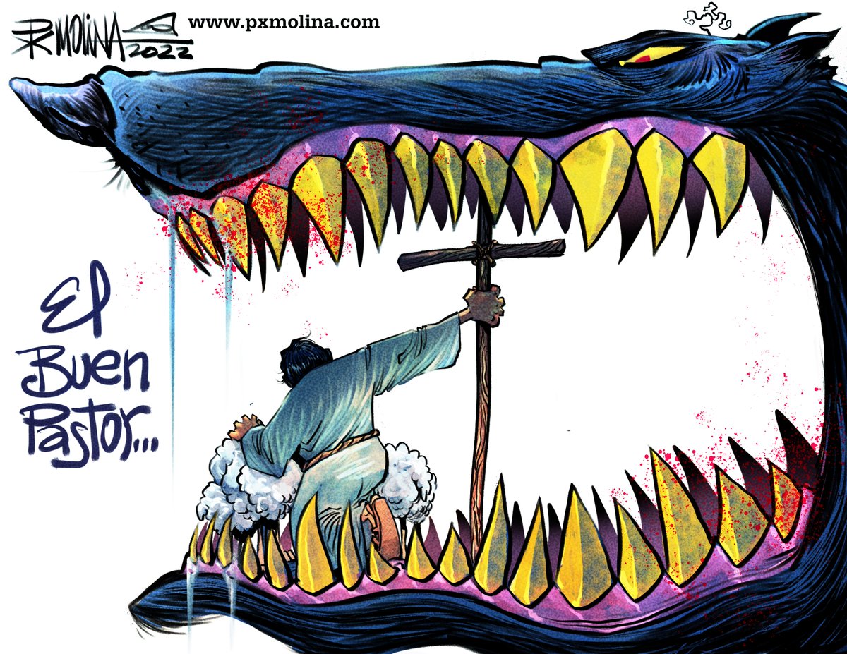 pxmolina's tweet photo. Se cumple un año del secuestro de monseñor Álvarez por la dictadura Ortega-Murillo. Acá algunas caricaturas sobre el tema hechas a lo largo de los últimos 365 días. Siéntanse libres de usarlas si desean denunciar y visibilizar este crimen y la persecución religiosa en #Nicaragua https://t.co/xlWGKm2IuS