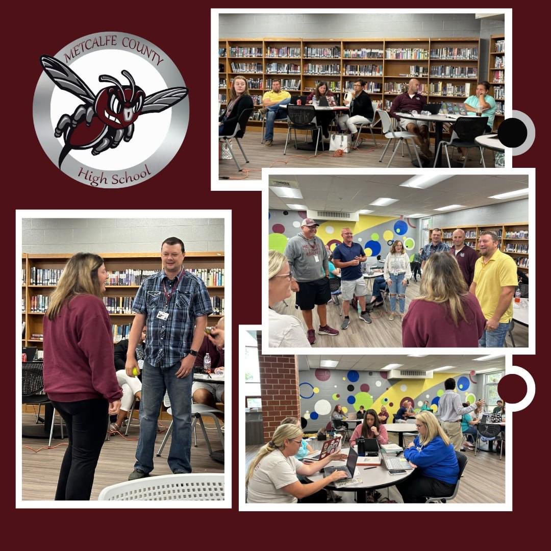 MCHS Staff is continuing their preparations for the school year with professional development today. We are looking forwards to a great year and can't wait to see our students back in class.  

#MetcalfeHornetsEver