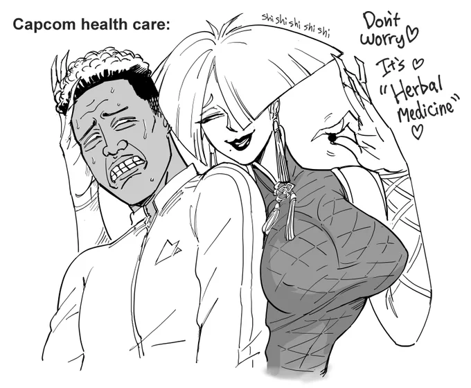 Patreon Request: Street Fighter 6, A.K.I.  I believe Japan has laws against glamorizing drug and alcohol use in children's media, hence Jamie's "Not Sake." (Those Japanese kids start a war on their livers as soon as they enter college, so these laws aren't very effective.)