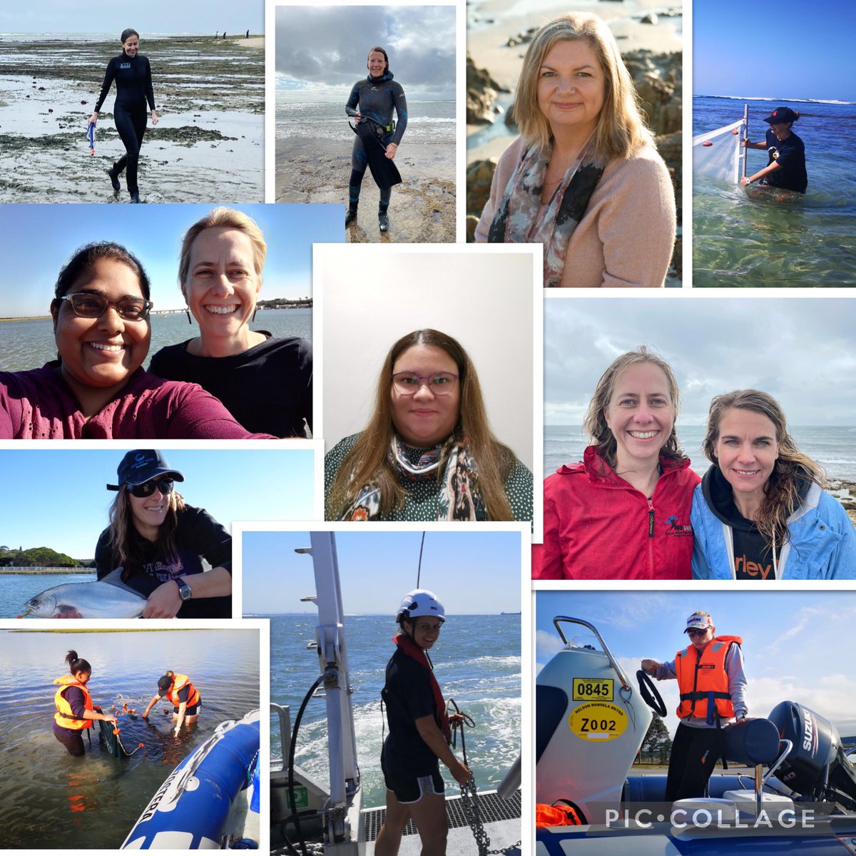 Happy #womensday2023 to all the amazing #womeninscience from our seascapes team (filled with some amazing science ladies)!