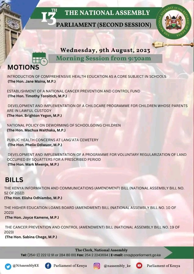 Hon.Brighton Yegon,MP tweet media