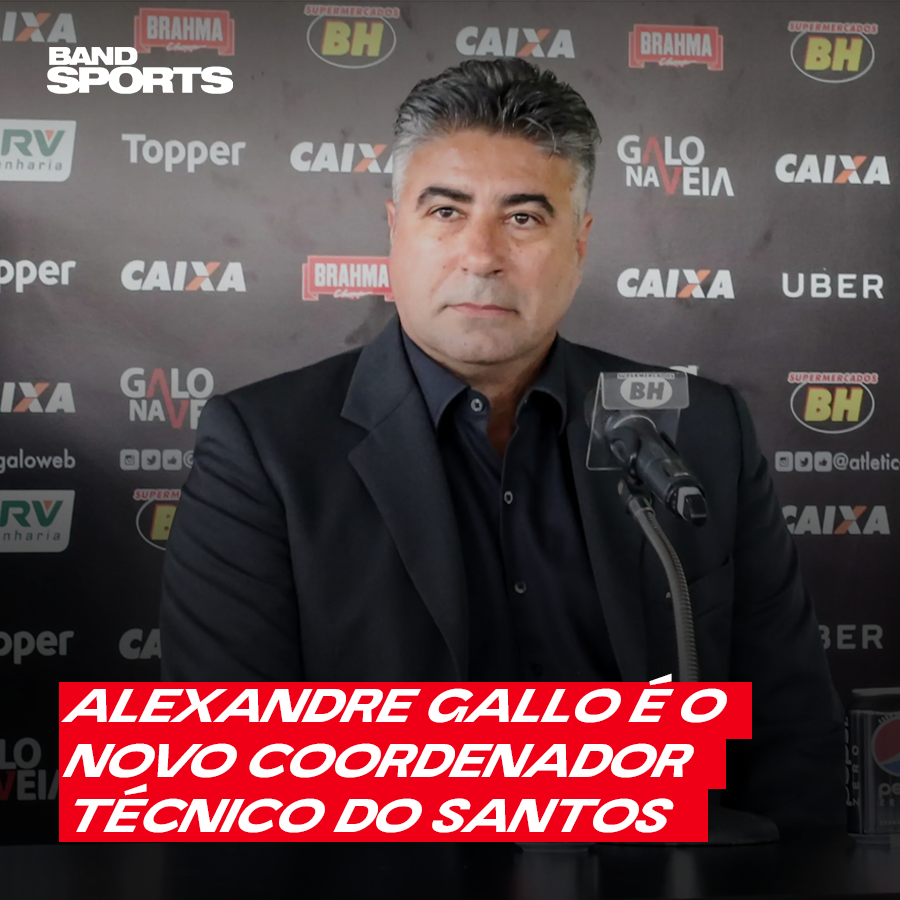 bandsports's tweet photo. O Santos anunciou a contratação de Alexandre Gallo como o novo coordenador técnico do clube. Ele já treinou o Peixe em 2005 e retorna ao clube para substituir Paulo Roberto Falcão. Bom nome?
#AlexandreGallo #SantosFC #Peixe https://t.co/IyMhccXtTD