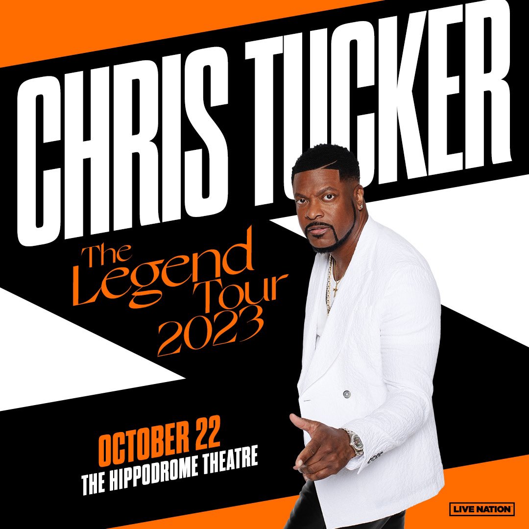 JUST ANNOUNCED: legendary actor and comedian Chris Tucker brings his LIVE comedy show to Hippodrome Theatre on October 22! Tickets on sale this Friday. #Baltimore