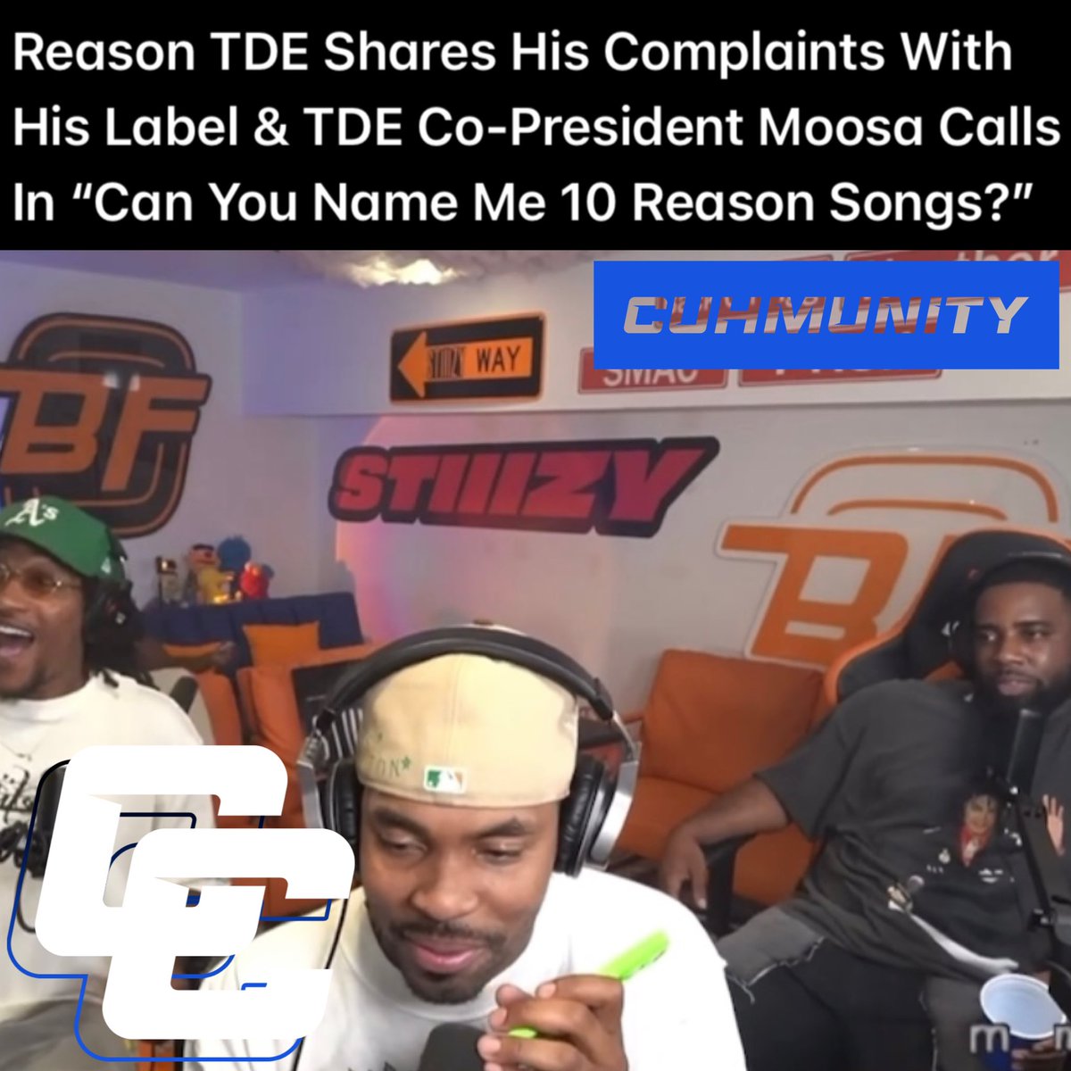 CuhmunityClips's tweet photo. “You Wanna Have A Conversation Or You Wanna Go Viral”
#ReasonTDE shares with #BackOnFigg how he felt like #TDE dropped the ball on his roll out & Co-President #Moosa calls in to set the record straight 👀 https://t.co/73eoj8PN8n