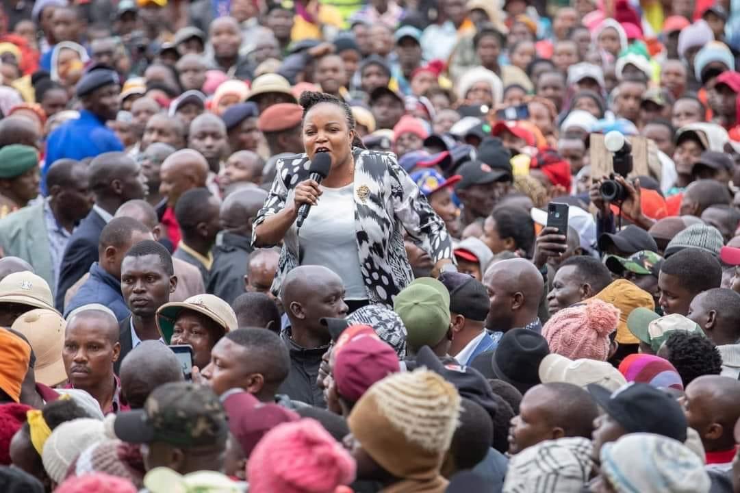 WanguiNgirici's tweet photo. I was privileged to join H.E. @WilliamsRuto, His Deputy H.E @rigathi , and the entire Kirinyaga leadership led by H.E @AnneWaiguru during the official launch of the Affordable Housing Project in Kianyaga, Kirinyaga County. https://t.co/sGp6B5mggt