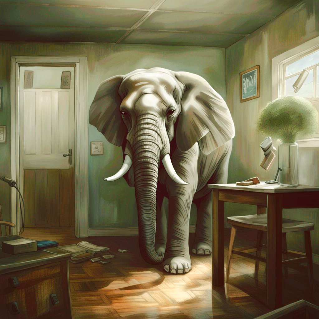 The Elephant In The Room 🐘🤔
If someone says there is an elephant in the room, it's mean that there is an obvious problem or difficult situation that people do not want to talk about.
#fekristein #tezos #objkt #objktnft #objktcom 
🎳 10 eds 💰10 xtz 🔗👇
objkt.com/asset/KT1KM4UJ…