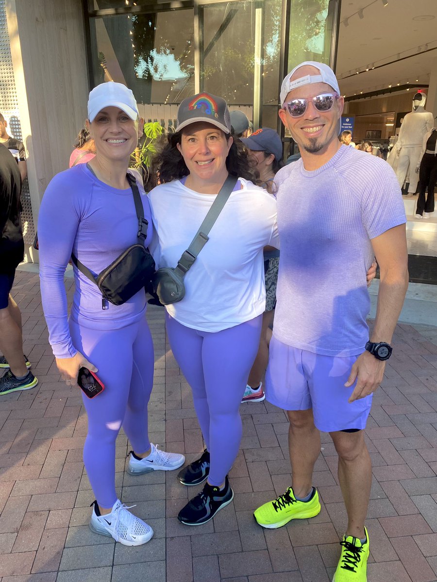 A dark lavender vibe with fellow <a href="/lululemon/">lululemon</a> Ambassadors.