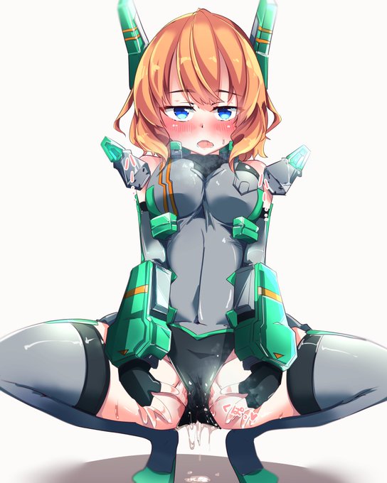 ハイレグ探してたら昔描いたガシマ子があったのでちょっと色だけ直した 