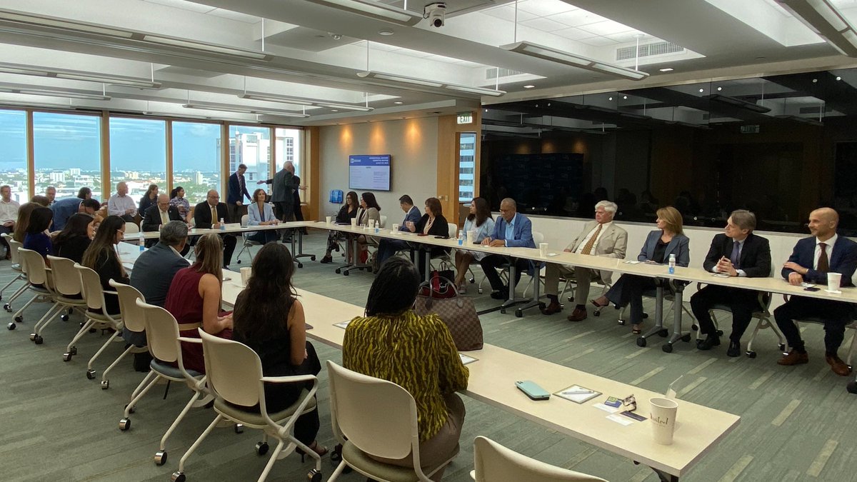 CanCGMiami's tweet photo. It was wonderful to kick-off the day with a standing-room only meeting of the @beaconcouncil International Advisory Committee and be able to talk about Canada and why we are Florida's most important economic partner. https://t.co/e8iqIou4CL