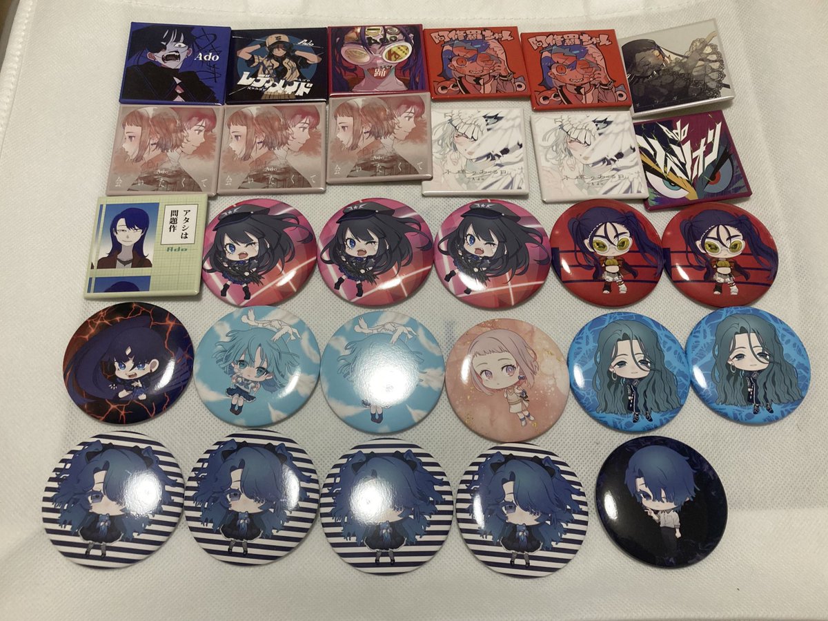 拡散希望 】 Ado 全国ツアー2023「マーズ」缶バッジ 求→ティア姉缶