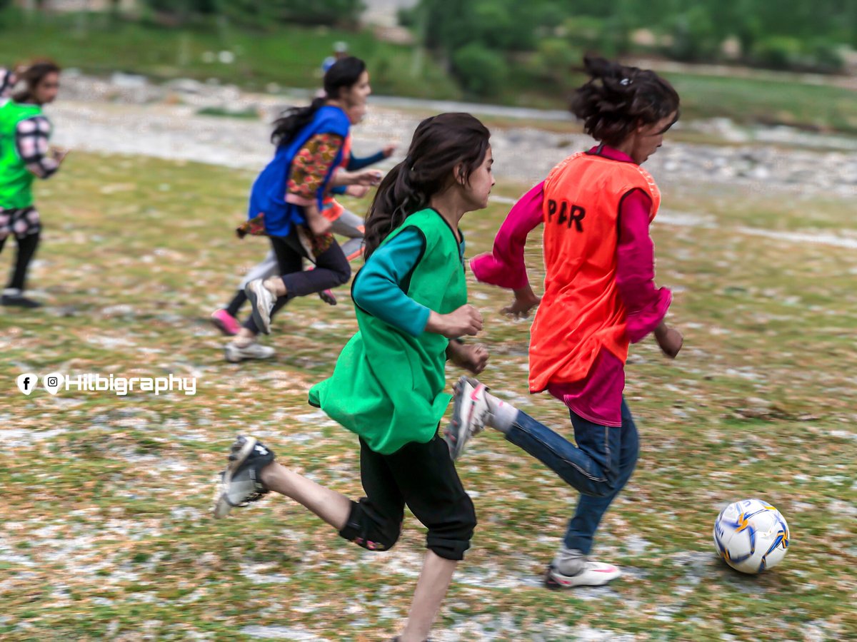 Little girls with big goals, embracing the beautiful game. ⚽️⛰️

#BurushalFC #YasinValley #FIFAWomensWorldCup2023 #gbgfl #PahaadiKhilaadi