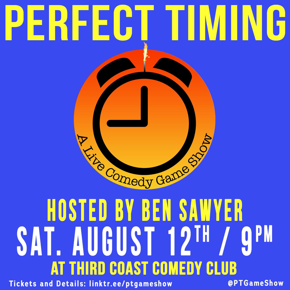 Perfect Timing: A Live Comedy Game Show tweet media