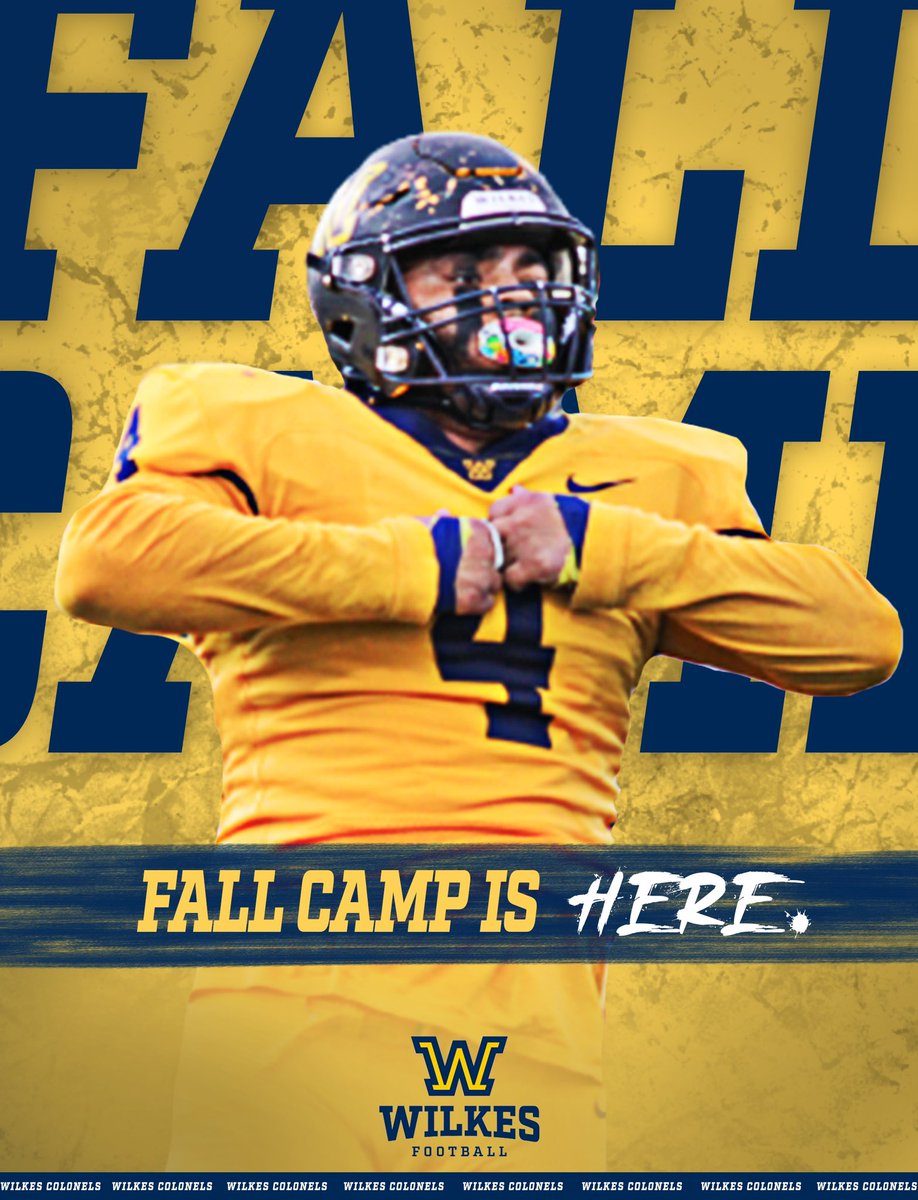 WilkesFootball's tweet photo. Go time. Day 1. 💯😤

#BeTheChange https://t.co/NHsYbQQe4x