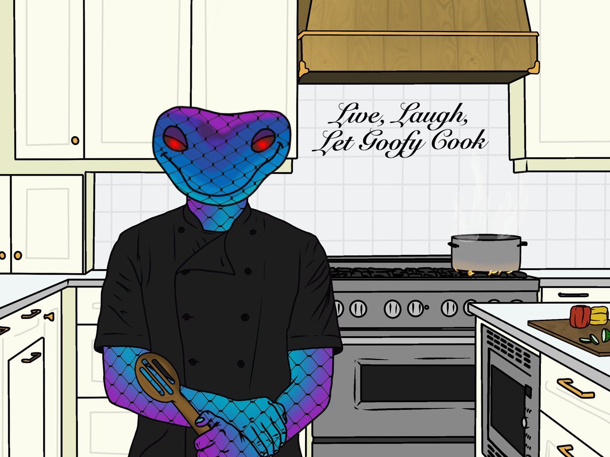 snek's tweet photo. GM ☀️

What is Goofy cooking? 🤔

$SNEK 🐍 https://t.co/QK7VGCpdDV
