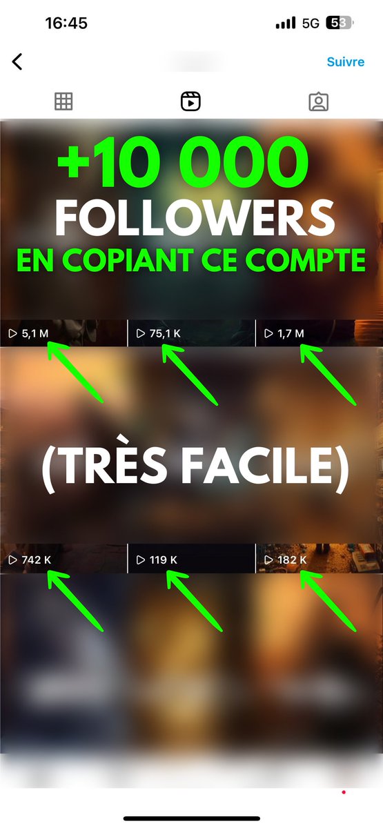 J'ai gagné +10 576 Followers sur Instagram en 15 jours simplement en copiant ce compte 💸

Devine quoi ? Tu vas pouvoir faire pareil !

🔃 RT + Like et Commente "COP" et je t'envoie le compte en DM !

Tu dois me Follow pour que je puisse te contacter !
👉 <a href="/haspidox/">Haspi 🧢</a>