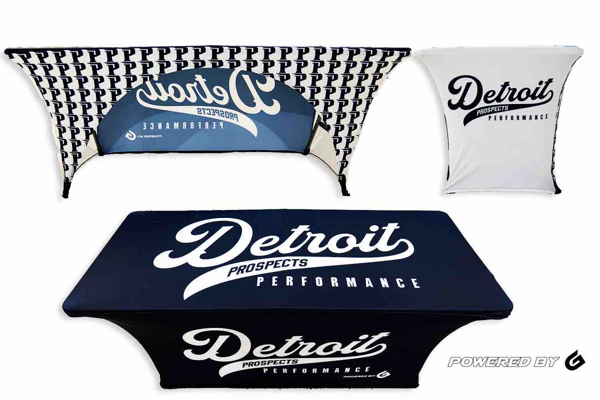 GameApparelUsa's tweet photo. Detroit Prospects performance edition table covers ready to go!! ⭐️ #PoweredByG #Detroit #LookGoodPlayGood #CustomTableCover #MadeInTheUSA #LongLasting #Unrivaled #TheGTakeover #GetInTheGame #WeGotGame #AmericanMade #GameApparel https://t.co/3qw3i5tcsR https://t.co/oKGvd8finX