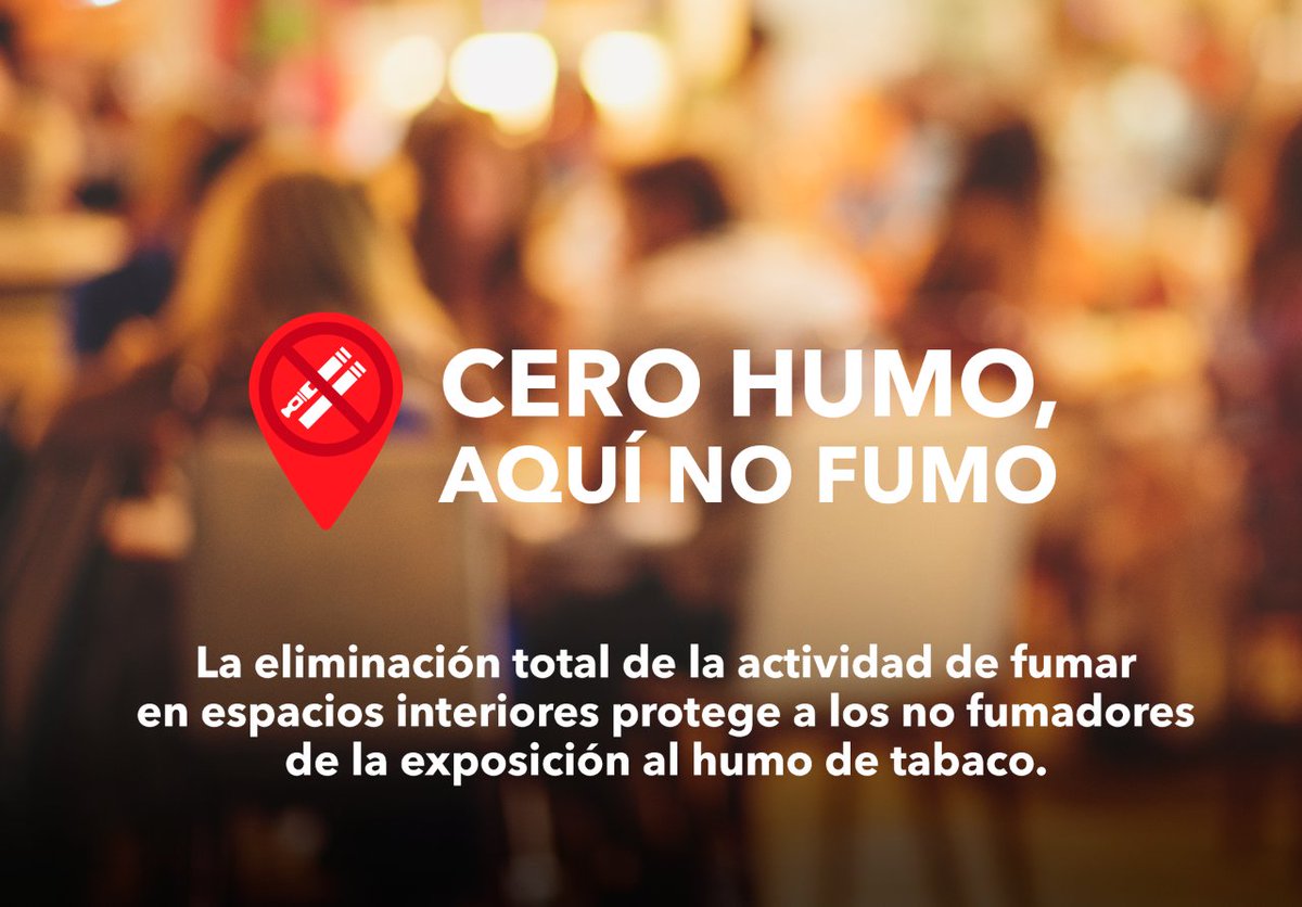 ¿Has estado en algún establecimiento que no sea 100% libre del humo del tabaco?🤔
Infórmate y denuncia en ➡️ mexicosinhumo.org.mx

#mexicosinhumo #cerohumoaquinofumo #noaltabaco #salvaunavida