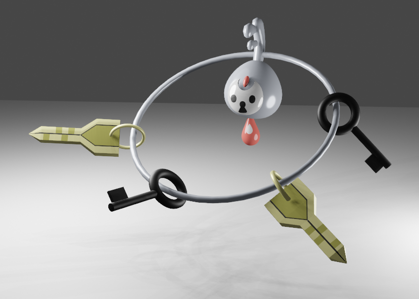 SocketWrench255's tweet photo. 今日のBlender対決！お題はクレッフィ！
難しすぎて、いろいろ諦めました😢

#Blender #Pokemon #ポケモン #クレッフィ https://t.co/dDrNY7eFaa