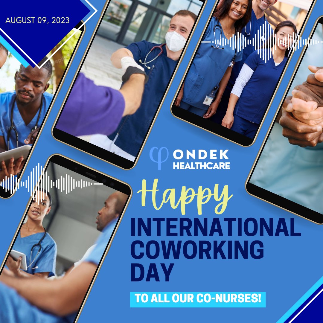 Celebrating International Co-Working Day with our incredible nurses!

#InternationalCoWorkingDay #NurseHeroes #TogetherWeHeal #HealthcareTeamwork #Gratitude #OndekHealthcare #healthcarestaffing #solutions #hospitals #Clinicaldirector #administrators #nurses #nursinghome