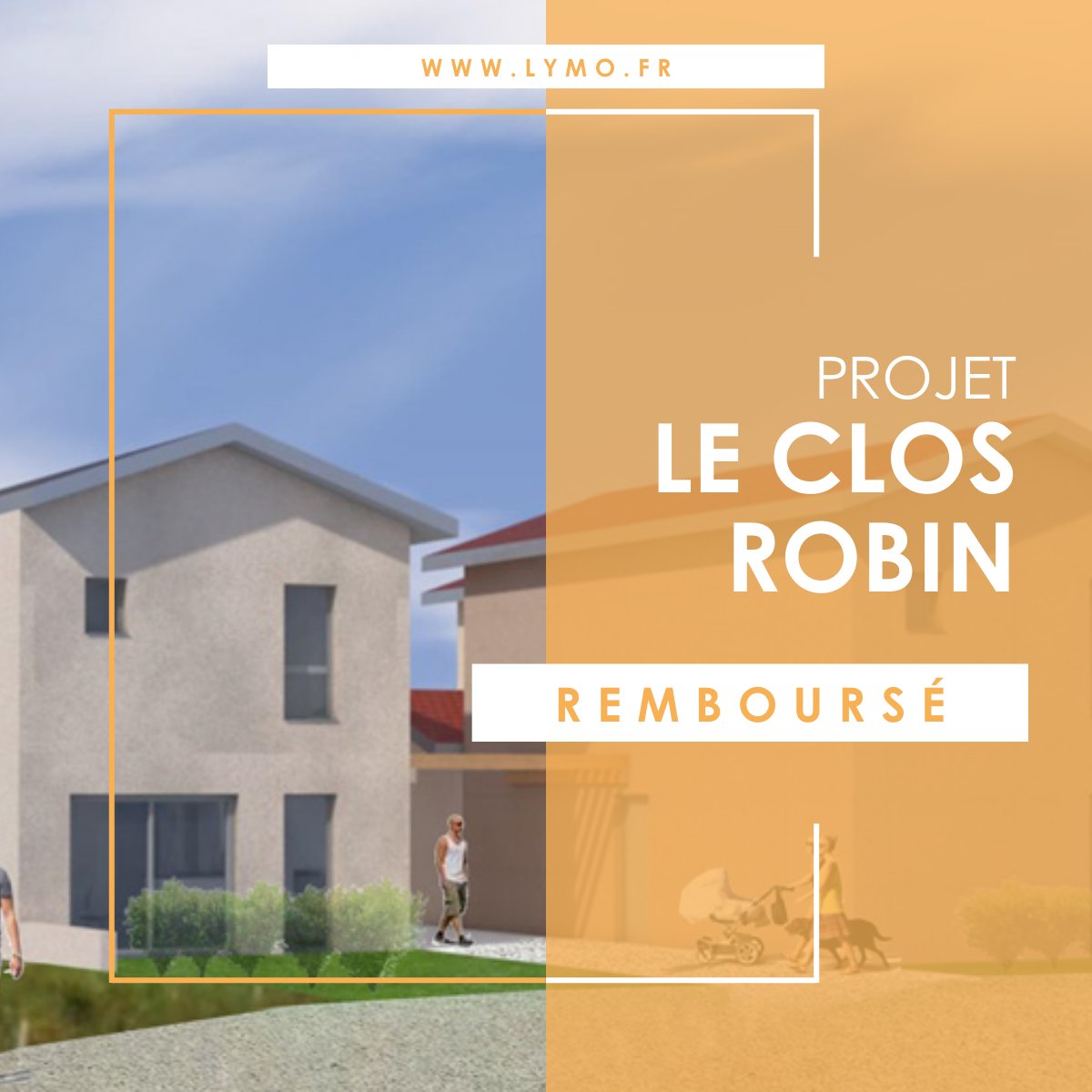 | Remboursement |
56ème projet remboursé ✨

L’équipe Lymo Finance est heureuse de vous annoncer le remboursement du projet Clos Robin, situé dans le Rhône. Un grand merci aux 92 investisseurs pour leur confiance sur cette opération, à 10% de rendement annuel 📊

#crowdfunding
