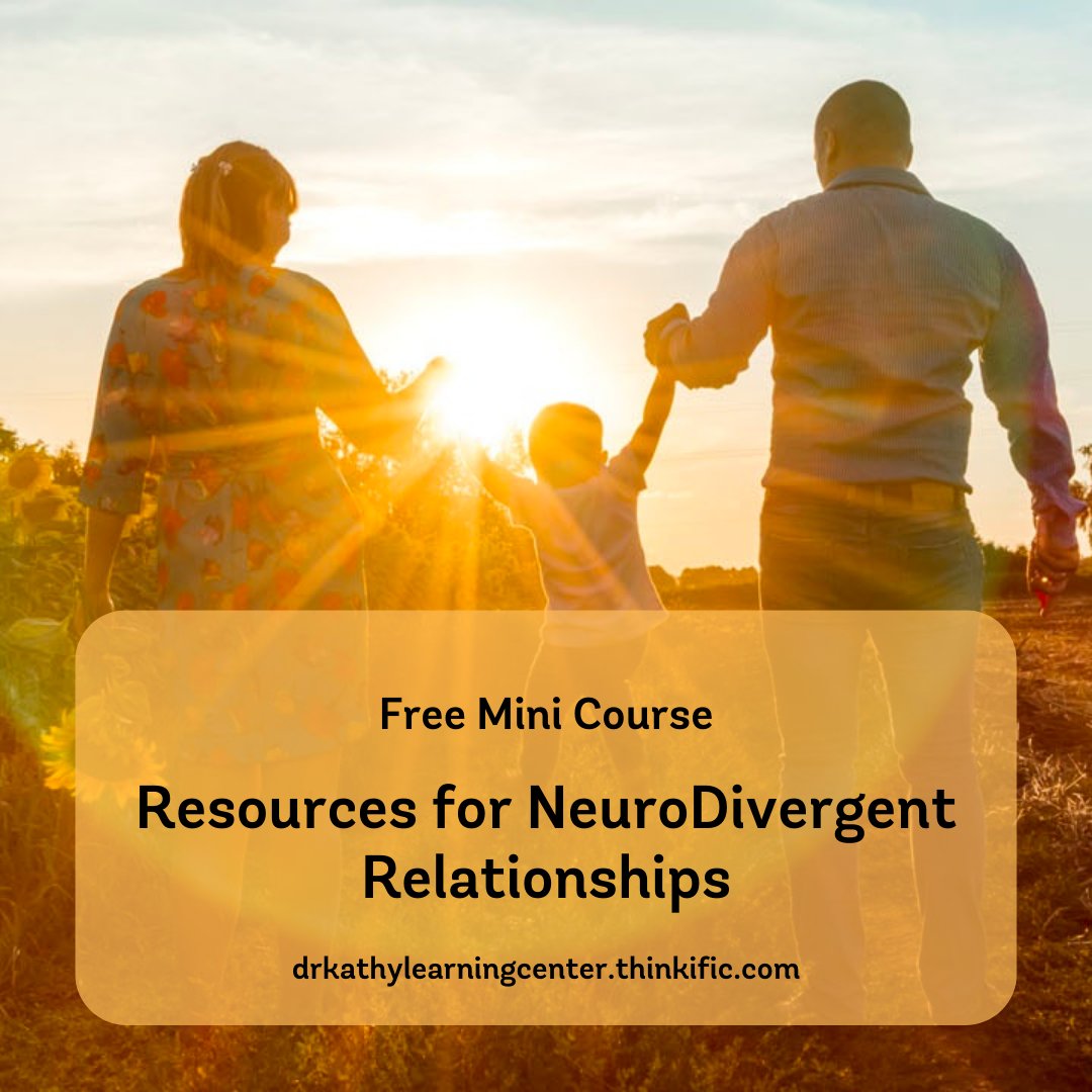 KathyMarshack's tweet photo. I just finished putting together a free Mini Course that speaks to all the resources I have created over time to help couples in NeuroDivergent relationships. Here's the link to get the free Mini Course: https://t.co/3rT3E0UWEU https://t.co/awjB57BRk0