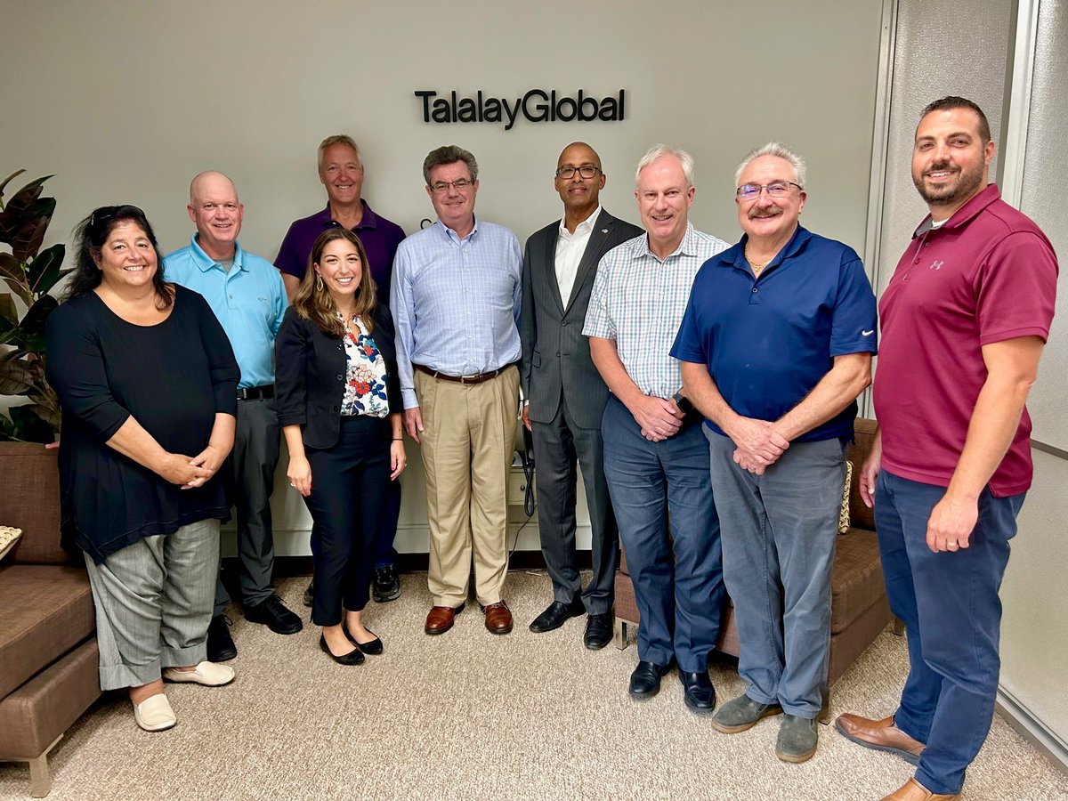 UnitedIllum's tweet photo. The manufacturing industry is the powerhouse of Connecticut. Last week, #TeamUI met with Shelton-based Talalay Global, a top manufacturer of quality latex products for mattress and pillow companies nationwide. We're proud to power their business!⚡ https://t.co/cbKwcONqEY