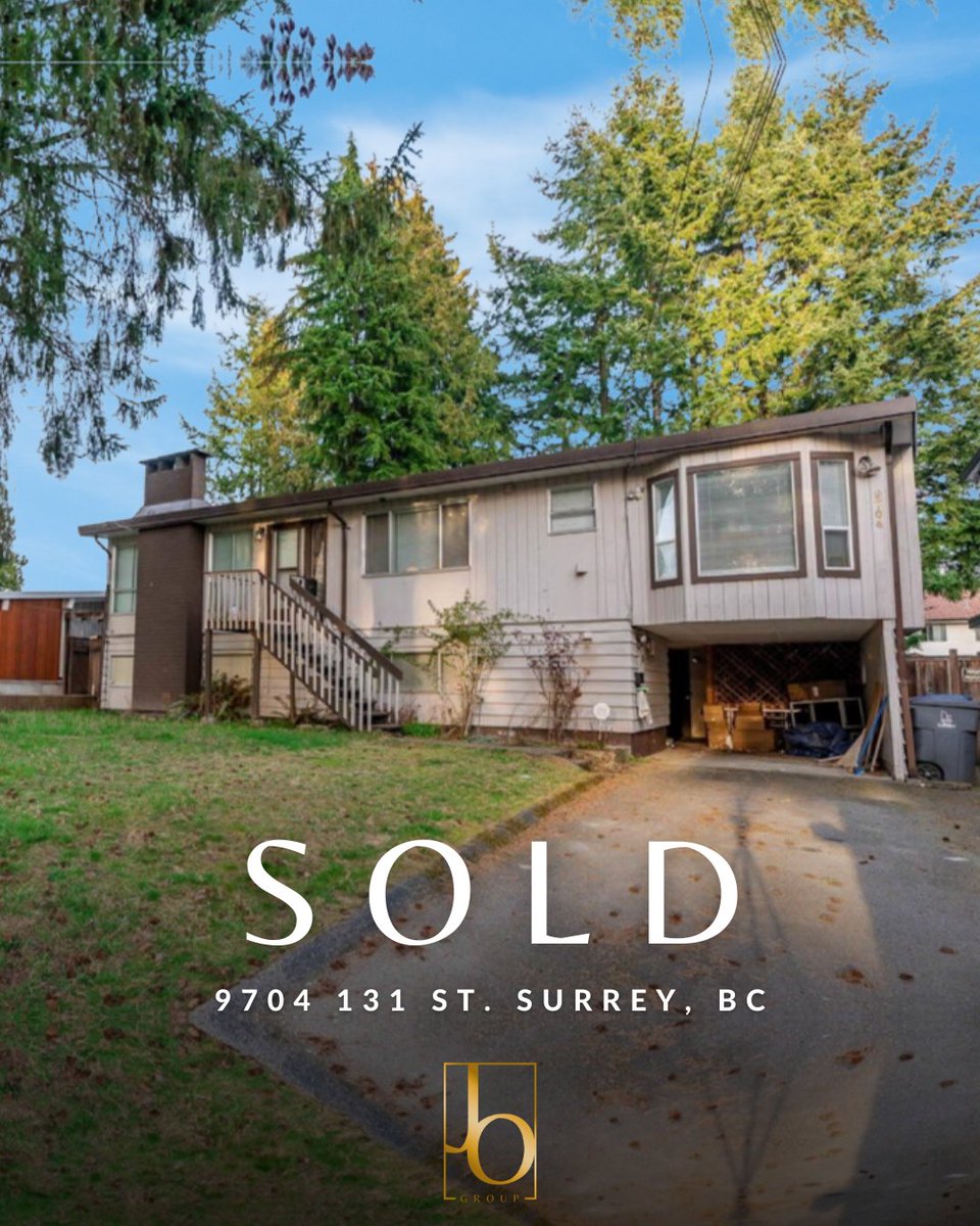 jasoberoi_group's tweet photo. 9704 131 St. Surrey, BC now SOLD

The charming house, complete with a basement suite, offers endless possibilities. Its rectangular shape was the ideal canvas for building a dream home.

Congratulations to the lucky buyers!

#JasOberoi #JOGroup #RealEstateSuccess #SurreyBC https://t.co/tIm2l5hHqo
