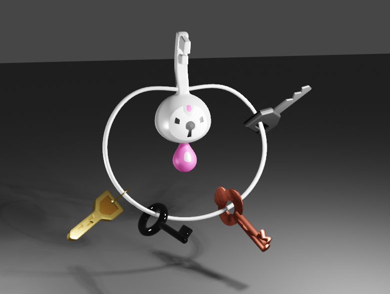 SocketWrench255's tweet photo. 今日のBlender対決！お題はクレッフィ！
難しすぎて、いろいろ諦めました😢

#Blender #Pokemon #ポケモン #クレッフィ https://t.co/dDrNY7eFaa
