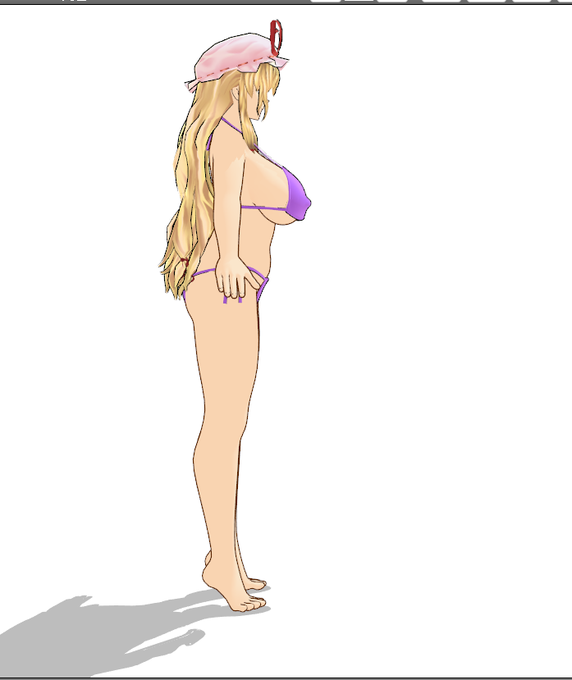 デフォルトつま先立ちからなおさないとな・・・ 