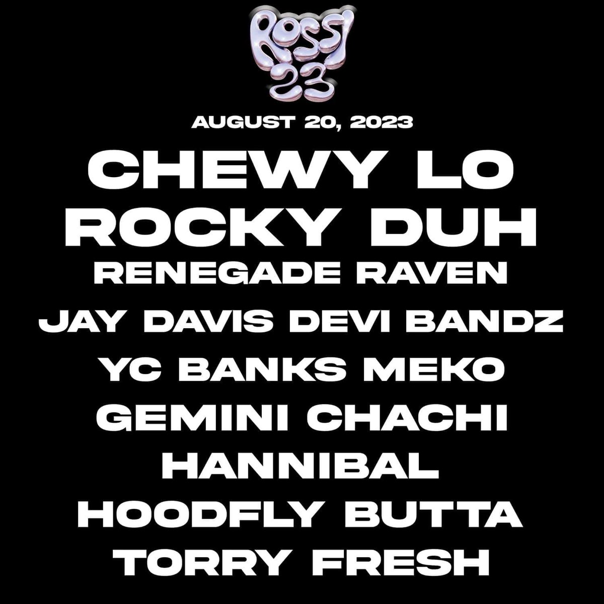 TheCoolFreshwav's tweet photo. Performing wit an all star lineup of artists. Blessed 🍷⭐️🔥🔥🔥🔥🔥 #Rossi23 #rossifest https://t.co/jfxzH5xJxH