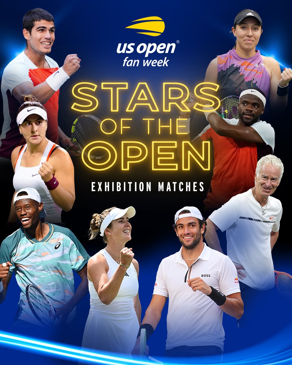 See y'all there! 🤩

August 23rd at 7pm | US Open Fan Week