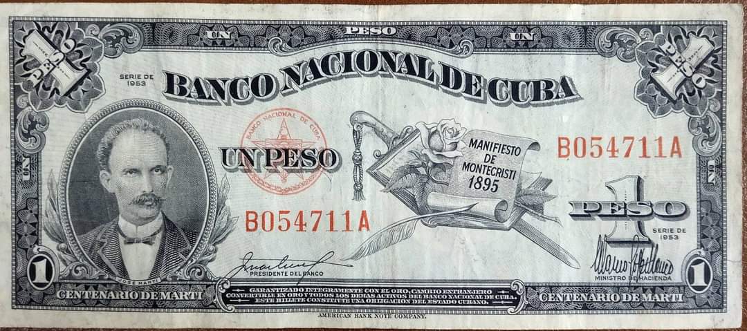 NumismaticoCuba's tweet photo. Un peso de #Cuba año 1953, #conmemorativo por el #Centenario de #Martí 1853 - 1953.
.
.
#NumismaticoCuba #Numismatica #NUMISMATICO🇨 #🇨🇺 #JoseMarti https://t.co/95OdueVGf2