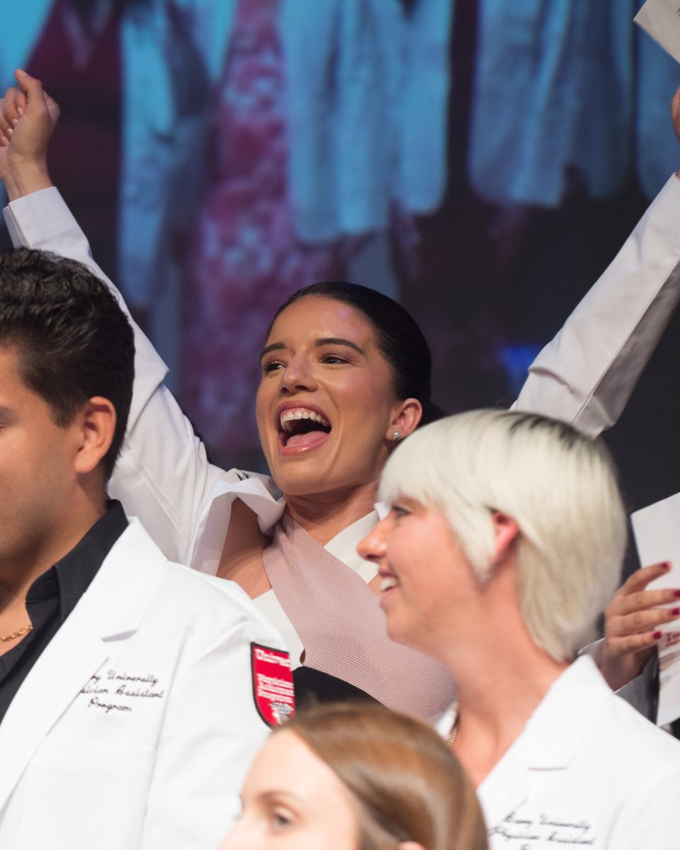 barryuhealth's tweet photo. Our Physician Assistant students in St. Pete and Miami received their white coats on Friday - celebrating the end of one journey and the beginning of the next - Congratulations! ✨ #PAproud #WhiteCoatCeremony https://t.co/7UvQSWBc1f