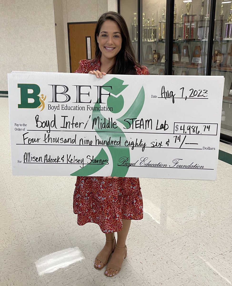 ⚙️ Thank you, Boyd Education Foundation, for making this investment in the STEAM lab at BIMS!

💚 We are grateful for your partnership in providing STEAM-oriented experiences for our students!