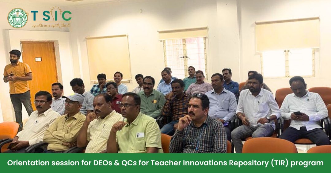 Telangana Innovation Cell, Govt. of Telangana tweet media