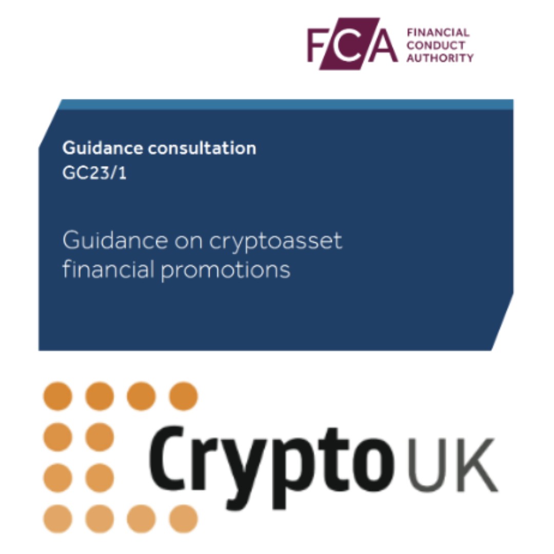 📖 We have submitted our response to the @TheFCA Guidance Consultation  GC23/1 on Cryptoasset Financial Promotions, collated and written by  @CMS_law on behalf of all our members. #Crypto #CryptoRegulation 📖 CUK  response