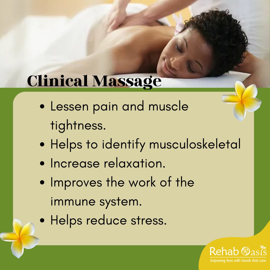 RehabOasisJM's tweet photo. Never let pain or muscle tightness slow down your next adventure @rehaboasis we improve lives with hands that care😊
Call us to book your clinical massage today @876-789-2466
#ClinicalMassage #PhysicalTherapy #ManualTherapy #HandsThatCare #RehabOasisLtd #BookNow https://t.co/AO56emLuzg