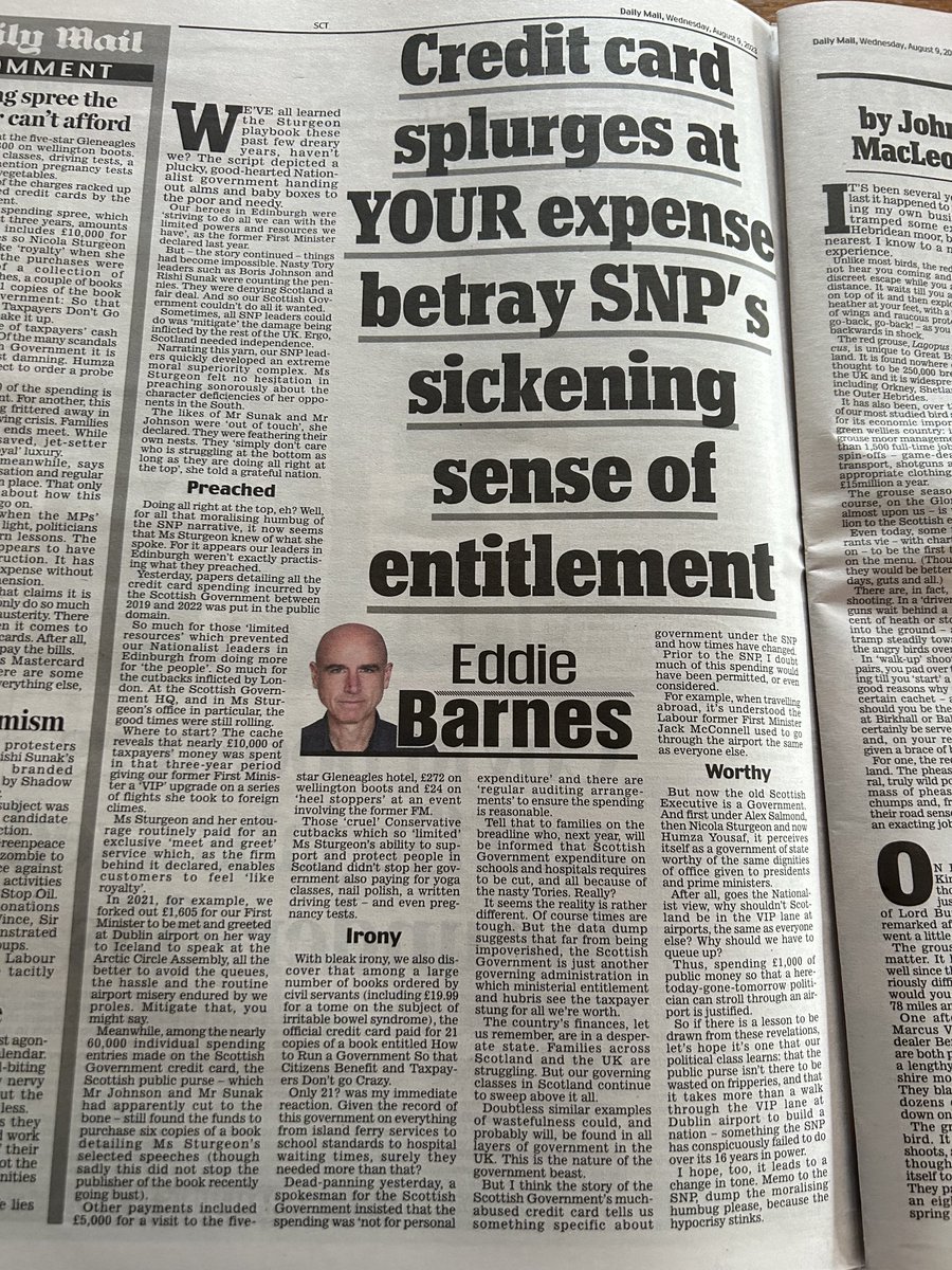 CameronRhona's tweet photo. The next time they bleat about austerity we show them this !! Their hypocrisy and betrayal of Scot’s is off the scale !! So many homeless and children in poverty! Her mantra while living like diva ! https://t.co/D8sOYwzt4T