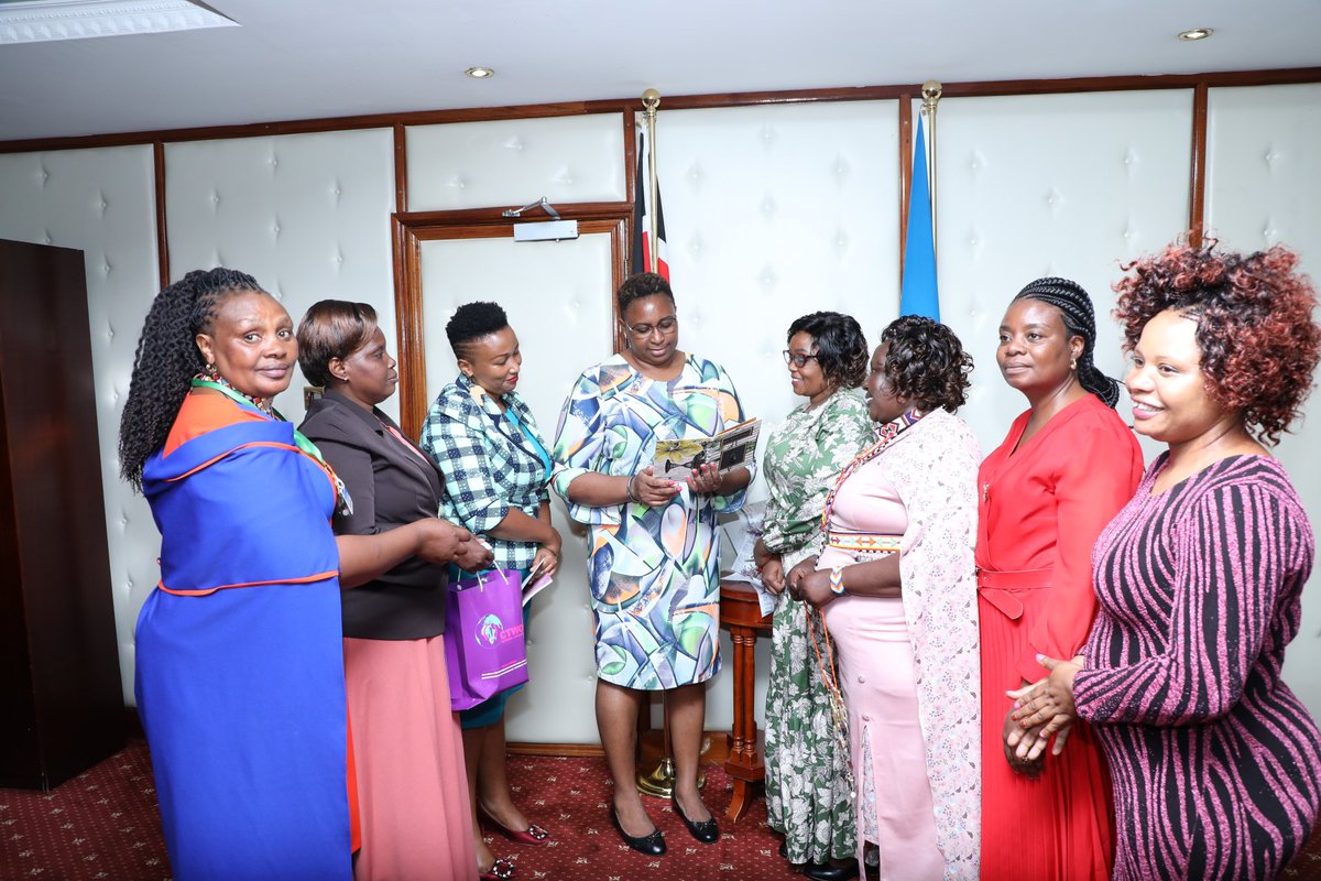 I was honored to receive representative of Come Together Widows and Orphans Organization led by the Founder Dianah Kamande in my office for a productive courtesy call. @Cometogether_Wi