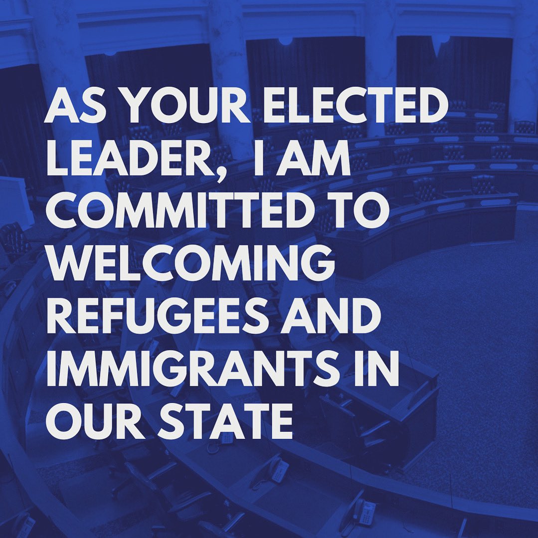 I'm proud to join 129 colleagues from 34 states as a part of the Legislators for Welcome initiative. This pledge is a positive testament to our district's desire to build a strong and caring community.