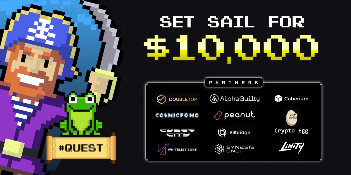 1/🚨Alert! 100 wallets have been compromised in our thrilling #PixelPiratesQuest!

$10,000 #rewardpool awaits the successful treasure hunters. Remember, everyone stands an equal chance to win.

Read through this thread carefully to make sure you don't miss any details 🧵