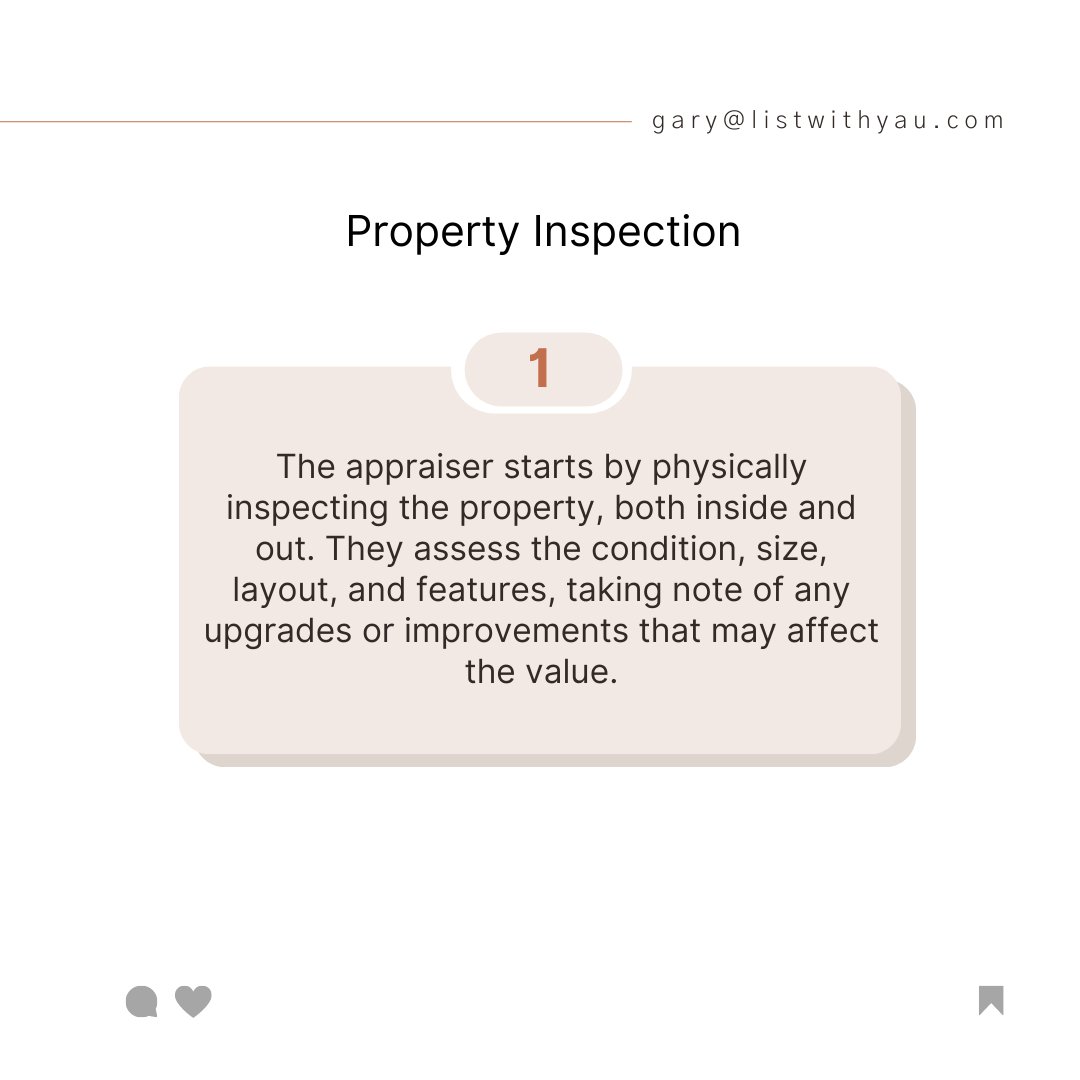 GaryYauLatino's tweet image. Get ready to demystify the home appraisal process with our comprehensive guide! 📷📷 Discover the key steps involved in valuing your property accurately. Let's navigate the world of real estate appraisals together!   

#HomeAppraisal  
#RealEstateInsights  
#HomeValueTips