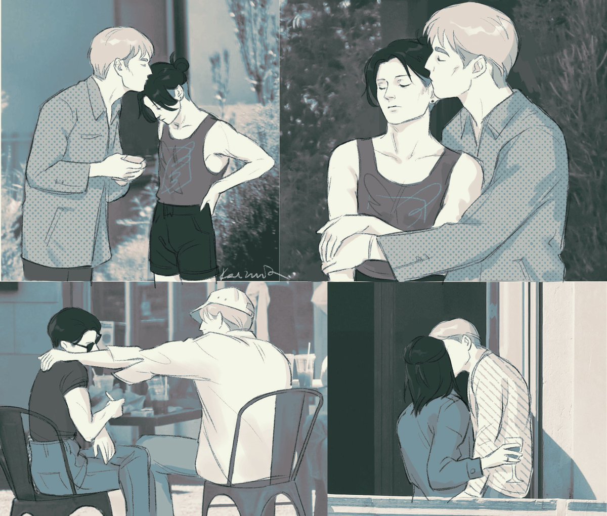 rybajek's tweet photo. Boom, eruri-fied. 
[actor AU, long hair levi] #eruri https://t.co/vkl4fYvwtR