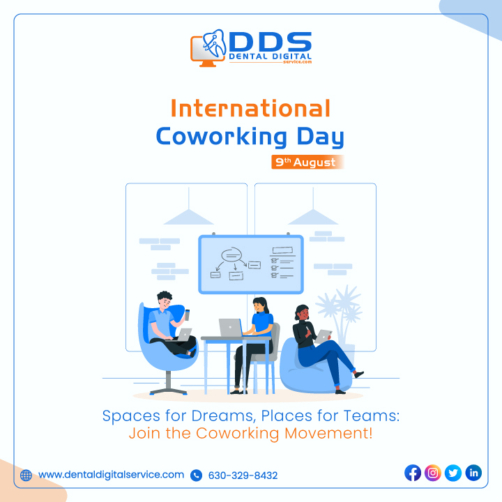 DDSforDentists's tweet image. Happy International Coworking Day! Today, we celebrate the power of collaboration, connection, and creativity within coworking spaces worldwide. Join us in embracing the spirit of innovation and community!
#CoworkingDay #CollaborateAndThrive #WorkspaceCommunity