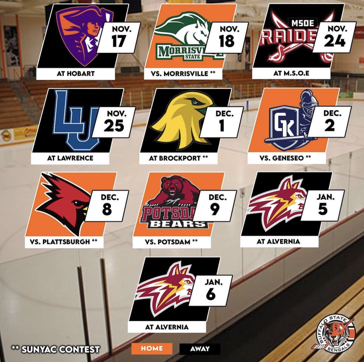 Bengal_Hockey's tweet photo. The 2023-2024 schedule is officially here! https://t.co/NKNp5tDUJW