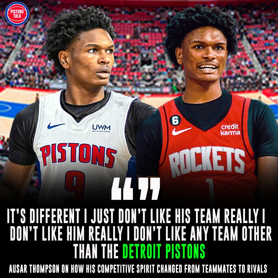 Ausar Thompson has made it clear he only rocks with the Detroit Pistons #Pistons
