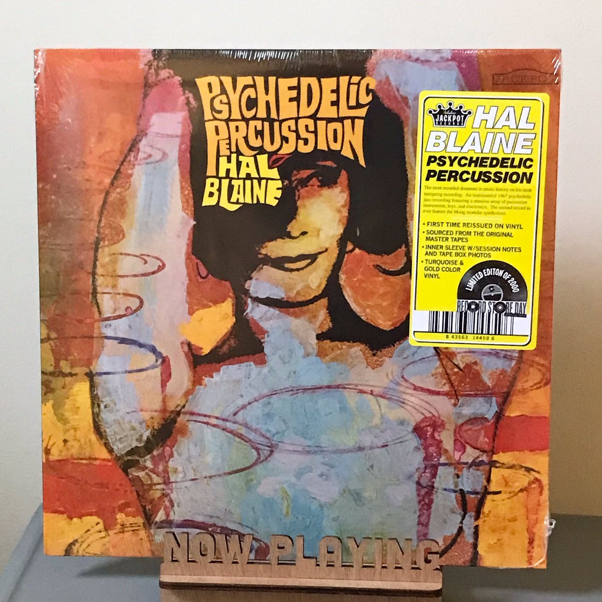 Now Playing: Hal Blaine “Psychedelic Percussion” (1967; 2023 #RSD release).

#vinyl #vinylrecords #vinylcollection #vinylcollector #vinylcommunity #vinyladdict #halblaine #psychedelicjazz #percussion #synthesizer #recordstoreday