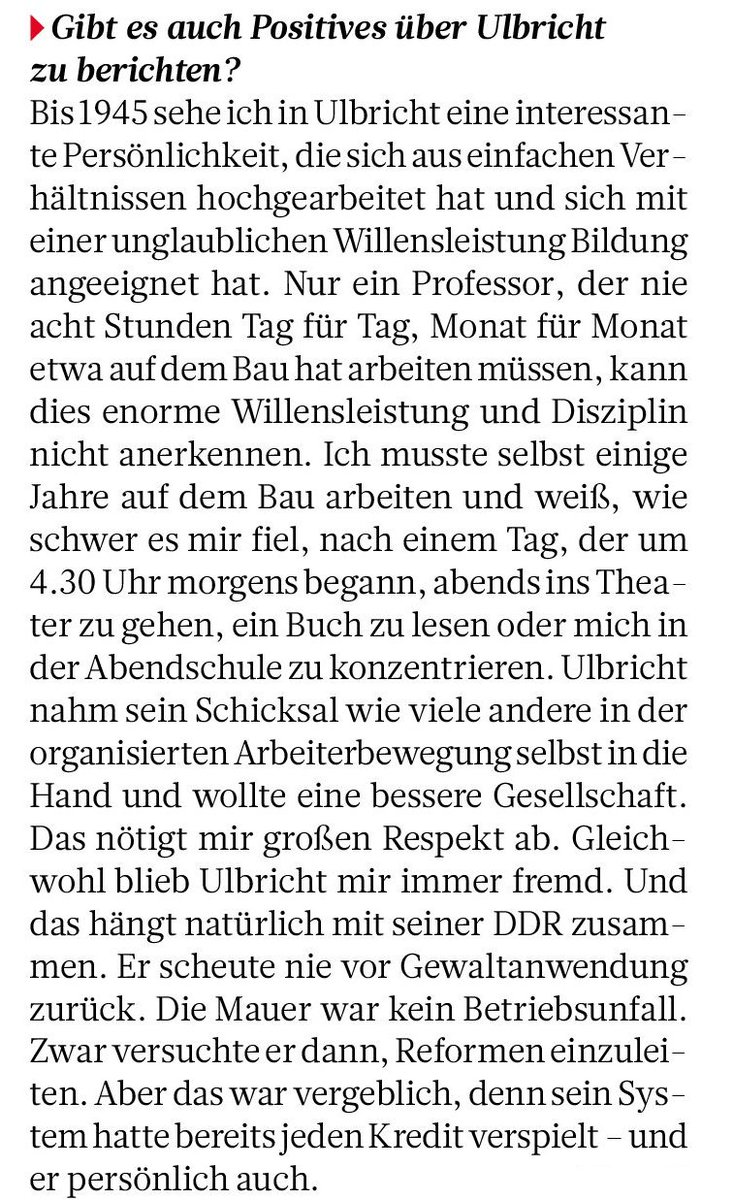 IlkoKowalczuk's tweet photo. Die neueste Ausgabe der in Ostdeutschland vielgelesenen SUPERillu (33/23 vom 10.8.) bringt ein mehrseitiges Interview von @GeraldPraschl mit mir über Walter Ulbricht. Ja, die eine Antwort werden gerade viele Leser von umfangreichen Büchern aus der eigenen Lebenpraxis kaum kennen. https://t.co/QtCKgQpwh3